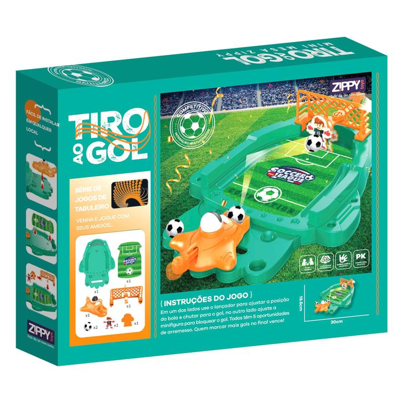 Brinquedo Tiro Ao Gol Tabuleiro Futebol De Mesa Infantil Divertido
